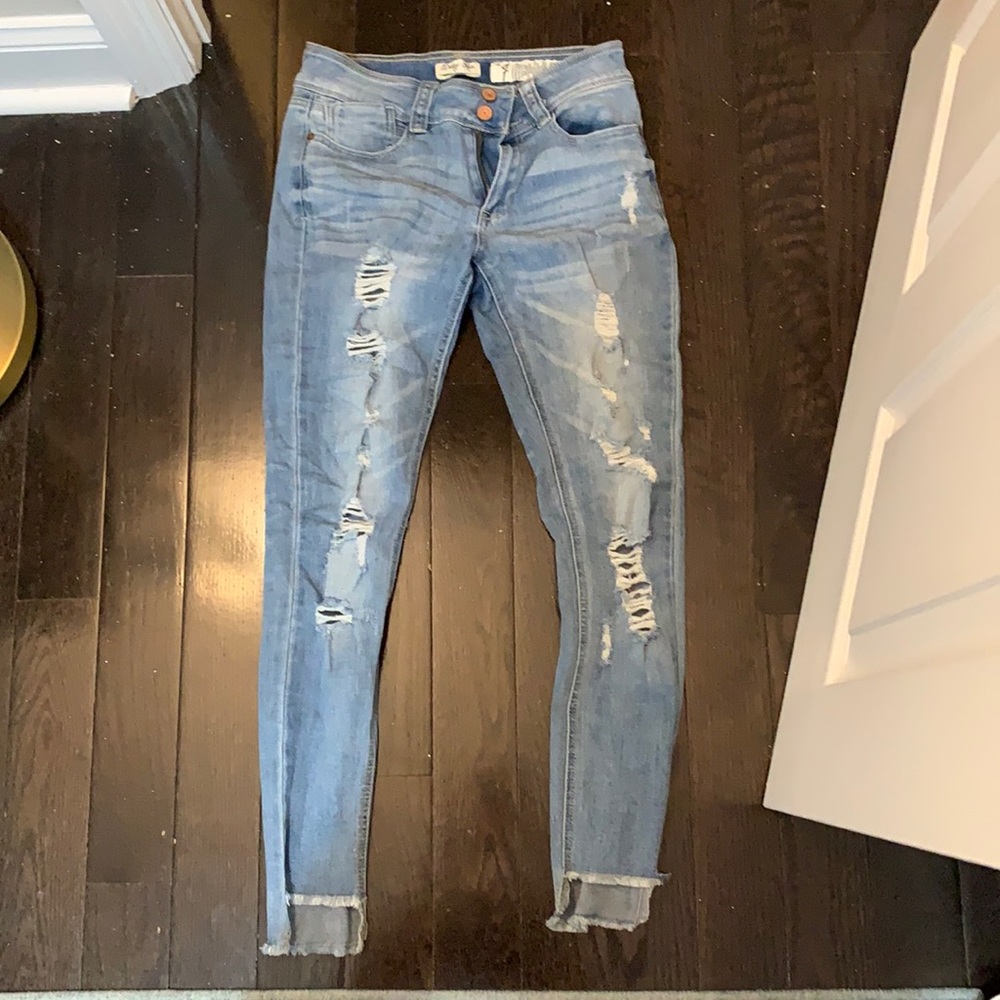 Indigo Rein ripped jeans